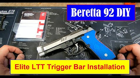 Beretta 92 DIY - Episode #4 - Langdon Elite LTT Trigger Bar Installation & Review
