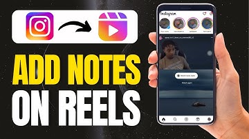 How To Share Notes To Instagram Reels/Posts (NEW FEATURE!)