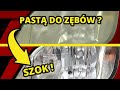 JAK ODNOWIĆ REFLEKTORY PASTĄ DO ZĘBÓW - Sprawdźmy czy to działa !