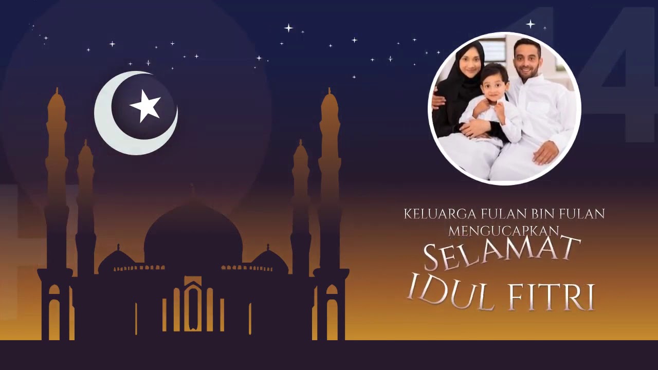  Contoh  Video Animasi  Ucapan Selamat Idul Fitri  Lebaran  