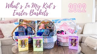 What’s In My Kid’s Easter Baskets 2022 | Easter Basket Ideas for Toddlers, Preschool & School Age by The Modern Juggle 3,492 views 2 years ago 8 minutes, 54 seconds