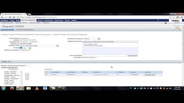 TRAC Video 1   Service Request Module
