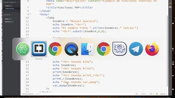 Video 33.- Funciones internas en PHP.