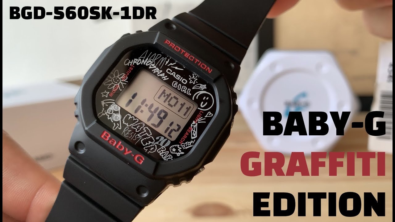 Baby G Graffiti Edition My Girlfriend Fell In Love With This Watch Youtube