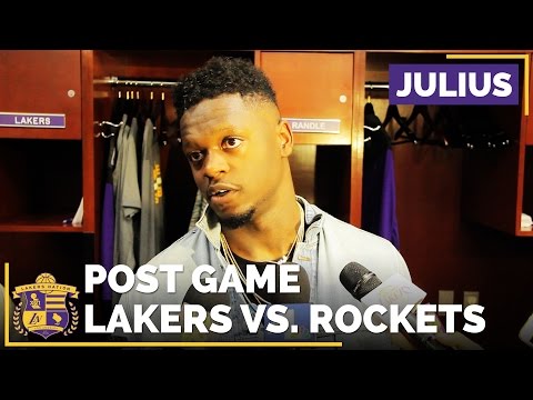 Julius Randle After Lakers Beat Houston Rockets In Season Opener