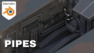 How to Create Pipes with Spin tool - Blender Quick Tip 007