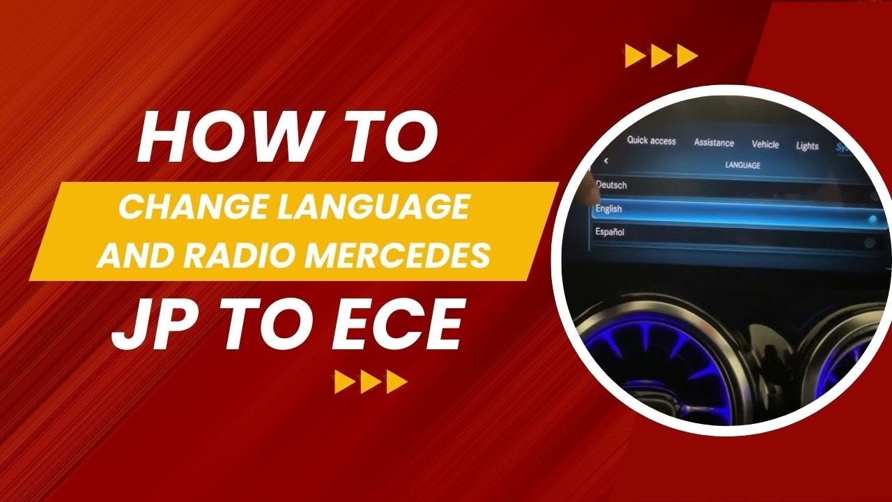 Mercedes HU7 JP to ECE Coding  Change Radio Frequency Japan to Europe