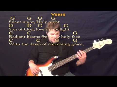 silent-night---bass-guitar-cover-lesson-in-g-with-lyrics/chords