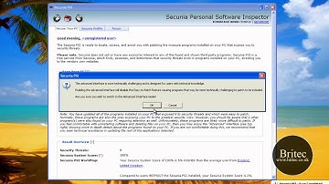 Secunia Personal Software Inspector by Britec