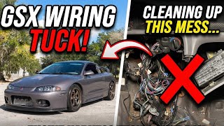 1997 Eclipse GSX fuse box relocation and wire harness clean up!