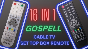 16 IN 1 CABLE SET TOP BOX REMOTE | GOSPELL REMOTE | CABLE TV REMOTE | CABLE SET TOP BOX | TV REMOTES