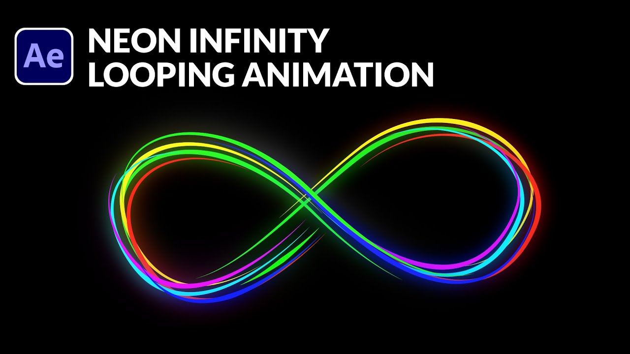Neon Infinity Looping Animation Tutorial in After Effects - YouTube