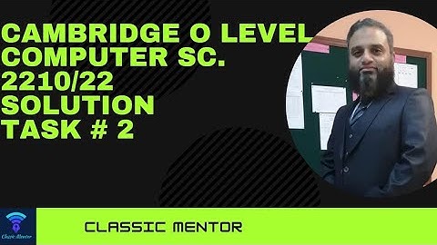 Pre release pseudocode solution may/june 2021computer 2210/22 0478/22 Task2