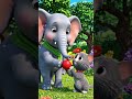 Can a Small Cat Help a Big Elephant? 😂🏫 #easyenglish #cartoon #short