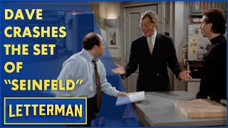 Dave Crashes The Set Of 'Seinfeld' | Letterman
