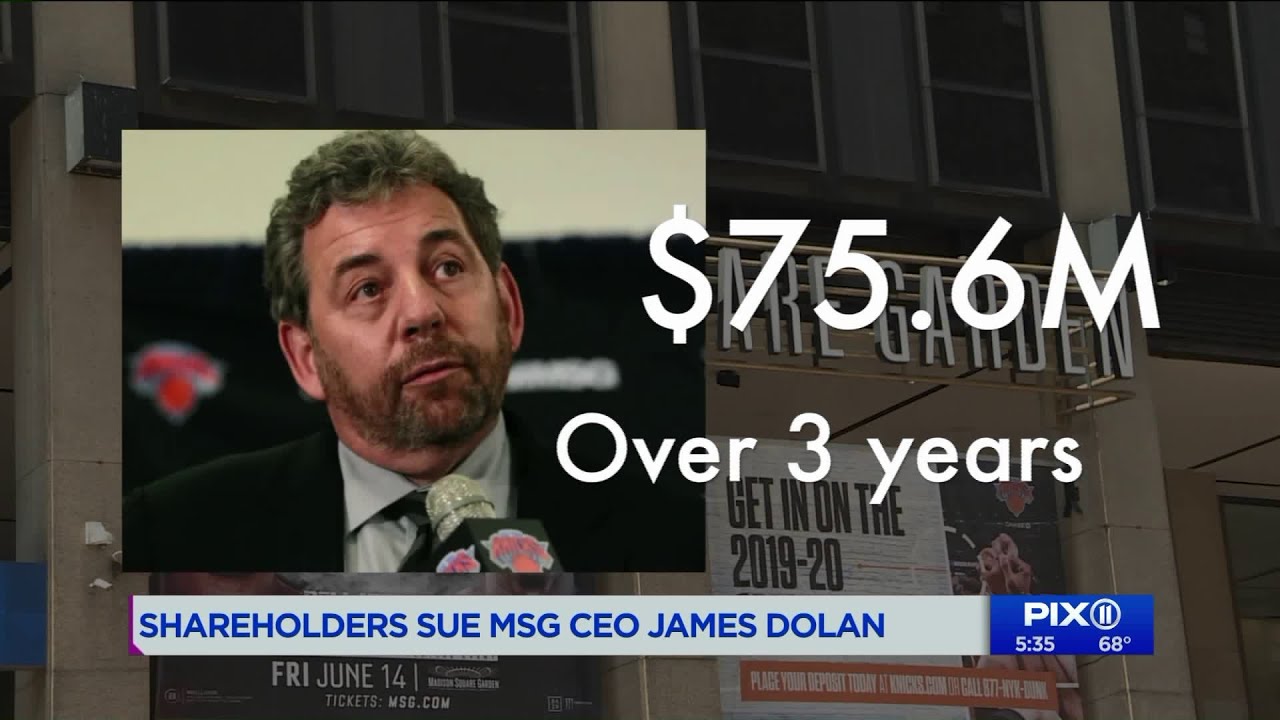 Shareholders Sue Msg Ceo James Dolan Over High Salary Youtube
