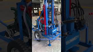 Sunmoy's Best-Selling: HF300D Hydraulic Drilling Rig—Equipped with a 25 HP Diesel Engine water pump