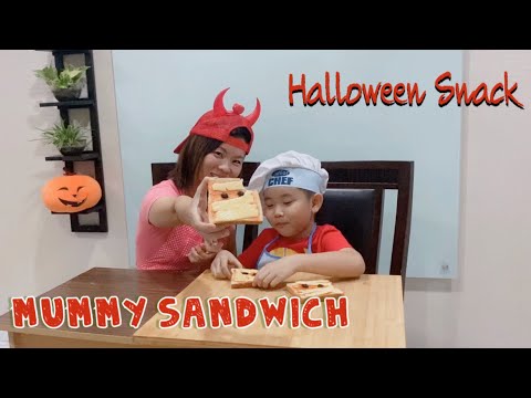 Halloween Snack - MUMMY Sandwich