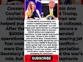 Ann Coulter Blames Trump ‘Pointless’ Iran War for Being ‘Final Death Knell’ For Spirit Airlines