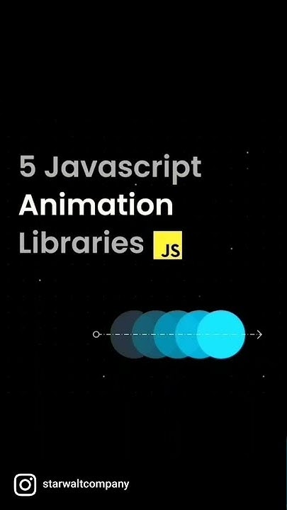 5 JavaScript Animation Library 👨‍💻📃 - YouTube