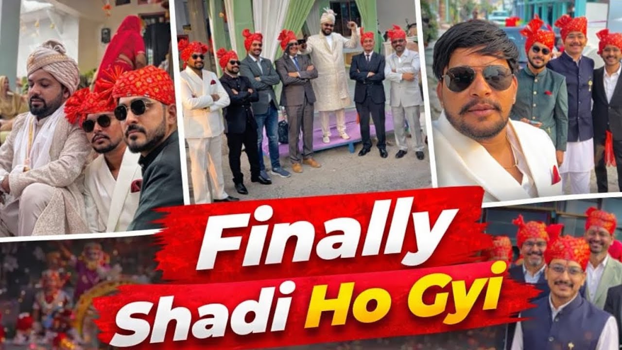 Finally shadi ho gyi #shadi #shadifunction #vlogvideo 