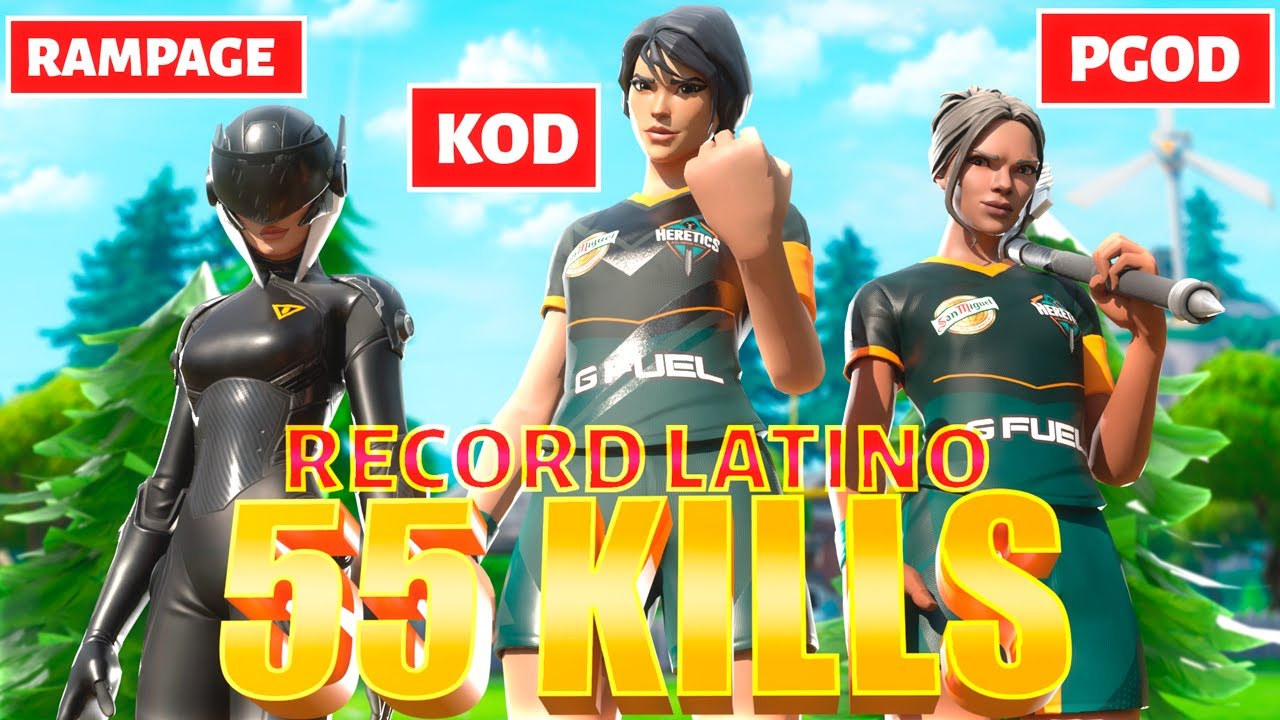 ¡RECORD LATINO en TRIOS! (55 KILLS) | KOD, RAMPAGE & PGOD 🇺🇾 🇵🇪