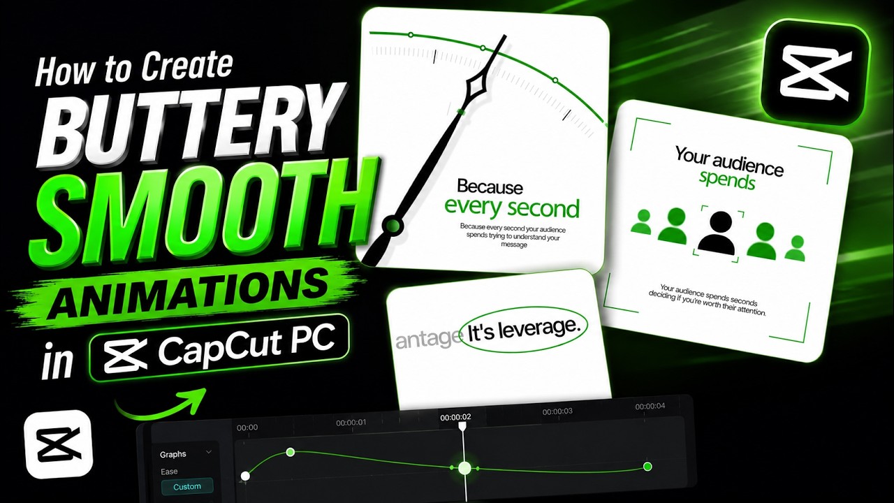 How to Create BUTTERY Smooth Animations in CapCut PC
