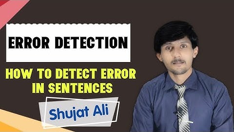 #Errordetection #CSS #PMS #SPSC 2019 Error Detection for all competitive Examination.