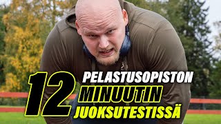 140 kiloinen 12 minuutin juoksutestissä | Pelastusopiston valintakoe