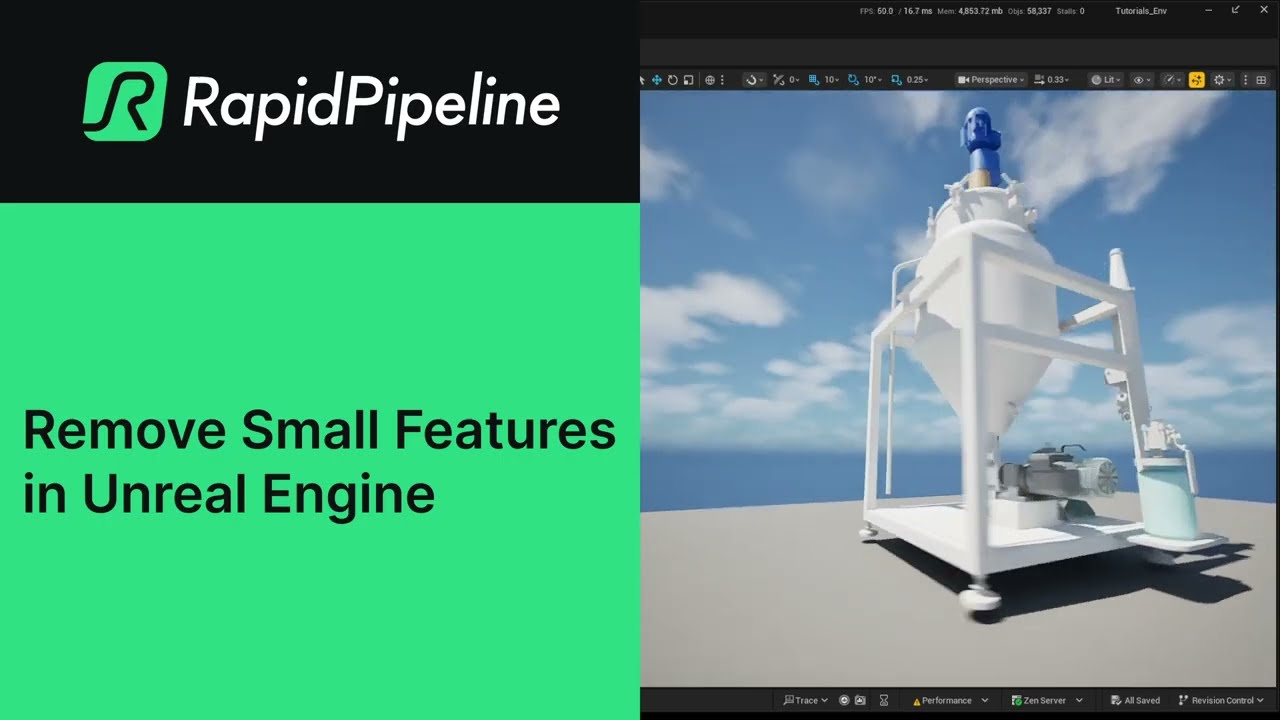 Remove Small Parts Automatically for Better Performance | Unreal Engine