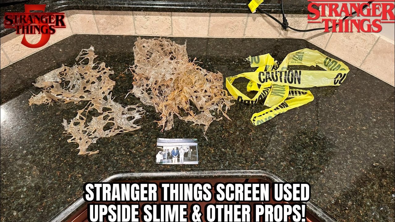 My collection of Stranger Things screen used slime & other props found ...