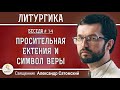 ЛИТУРГИКА. Просительная ектения и Символ веры. Священник Александр Сатомский