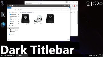How to change the color of the Titlebar in Windows 10 (Without changing the Taskbar and Start)