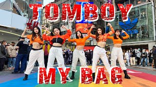 [KPOP IN PUBLIC ONE TAKE](여자)아이들((G)I-DLE) - 'TOMBOY' \& 'MY BAG' Dance cover By Mermaids from Taiwan