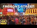 4K Fremont Street Las Vegas August 2023 Las Vegas Nevada USA