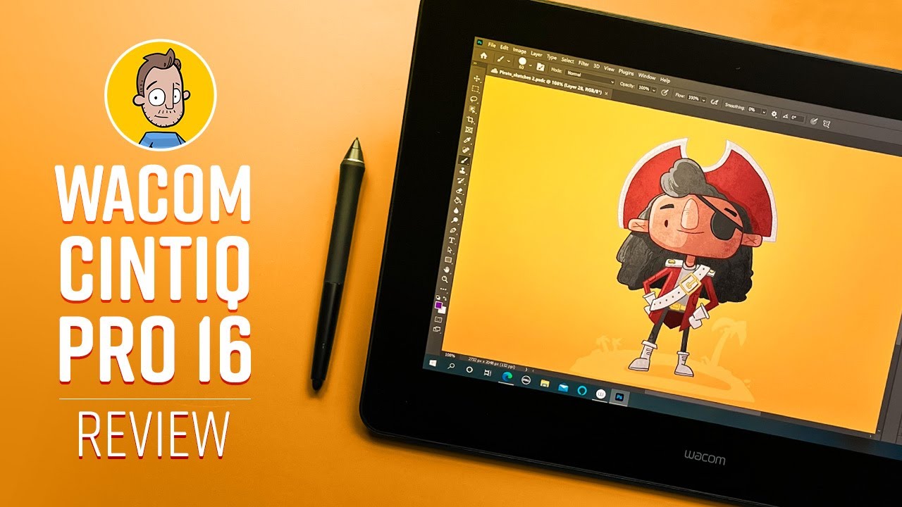 Tablette graphique Wacom Cintiq Pro 16 multi-touch DTH167K0B