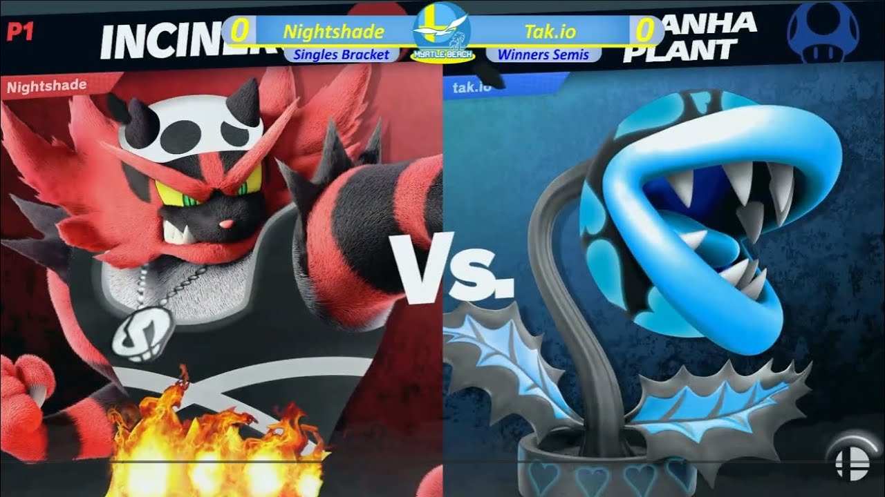 SocaSmash 164 Ultimate Singles: Tak.io (Piranha Plant) vs Nightshade (Incineroar) Winners Semis