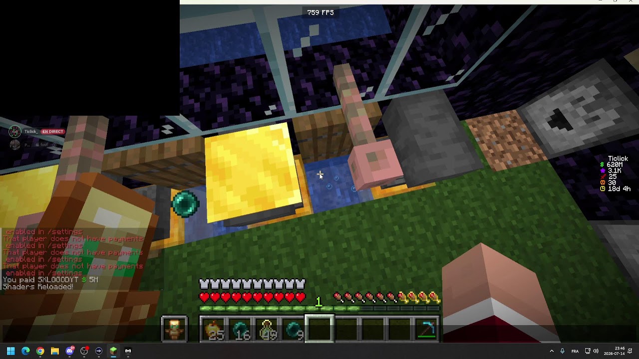 Donut smp gambling + base building