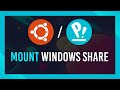 Mount windows shared folder on popos or ubuntu  complete guide