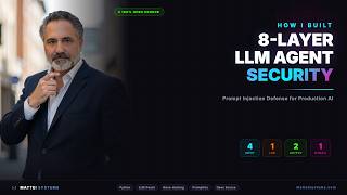 How I Built 8-Layer LLM Agent Security | Prompt Injection Defense for Production AI