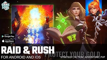 Raid & Rush | Gameplay for Android and iOS | Strategy | Gamesoda
