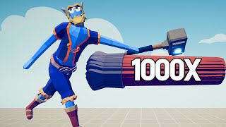 1000x CROSSBOW vs EVERY UNIT | TABS Totally Accurate Battle Simulator