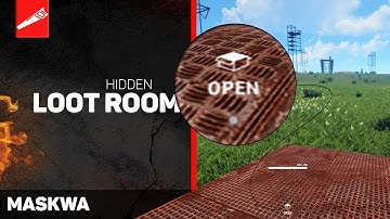 [PATCHED] Hidden Loot Room | Rust Advanced building #38 | Rust Drop Box | Rust Secrets