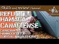 🔥REFUGIO Hamaca CANADIENSE - CANADIAN Hammock SETUP / Refugio Supervivencia / Bushcraft con TARP