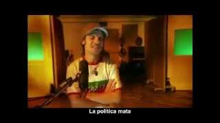 Video thumbnail of "Manu Chao  Politik Kills / Rainin In Paradize (Con entrevista, Abbey Road), Sub Español"