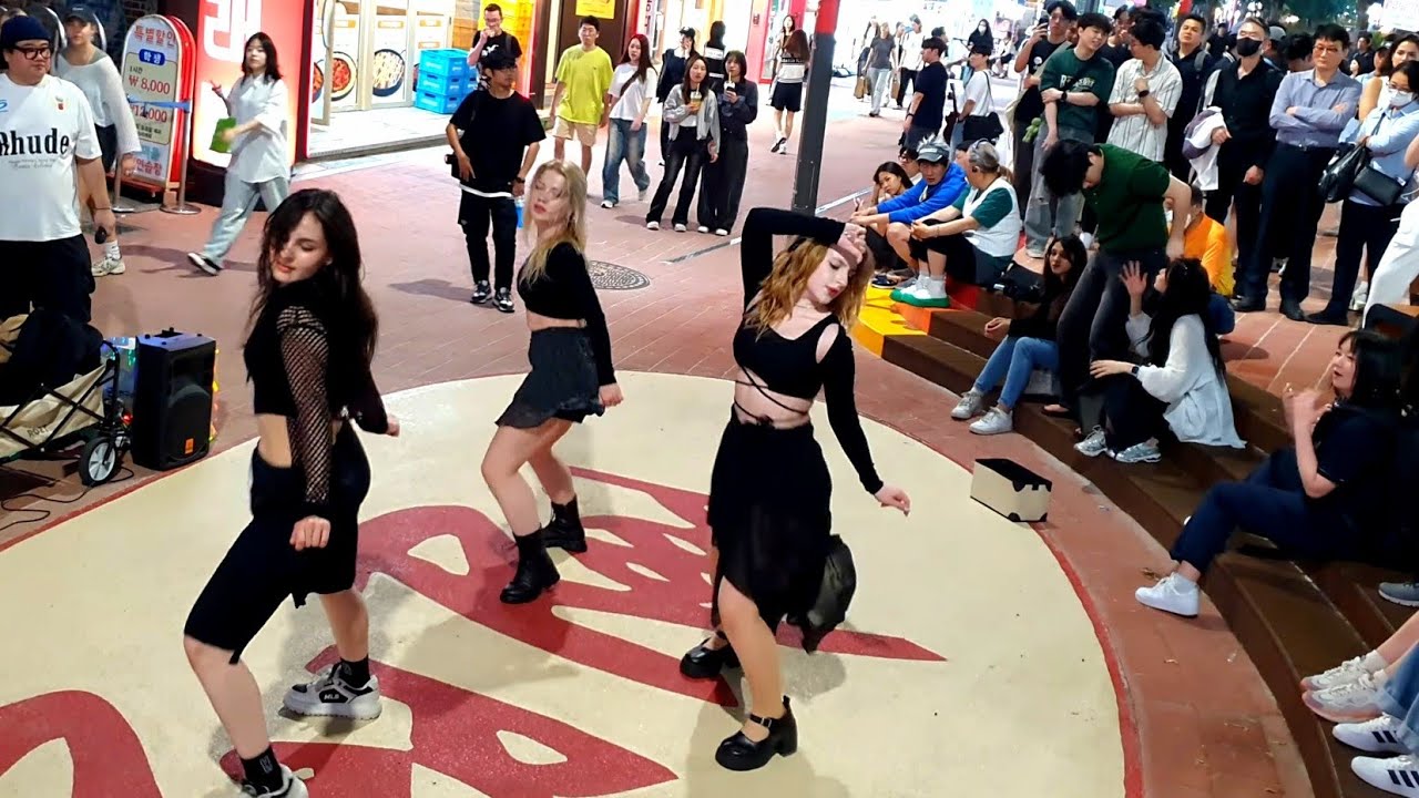 [STREET ARTIST] BLACK MIST. INTERACTIVE HONGDAE BUSKING. 240521.