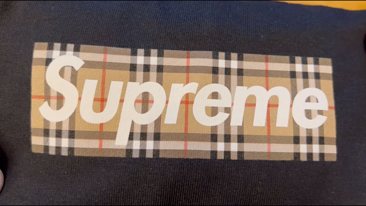 OPENING Supreme x Burberry Box Logo Tee - The Most Hype BOGO Ever! (w/  Closeups for Legit Checking) - YouTube