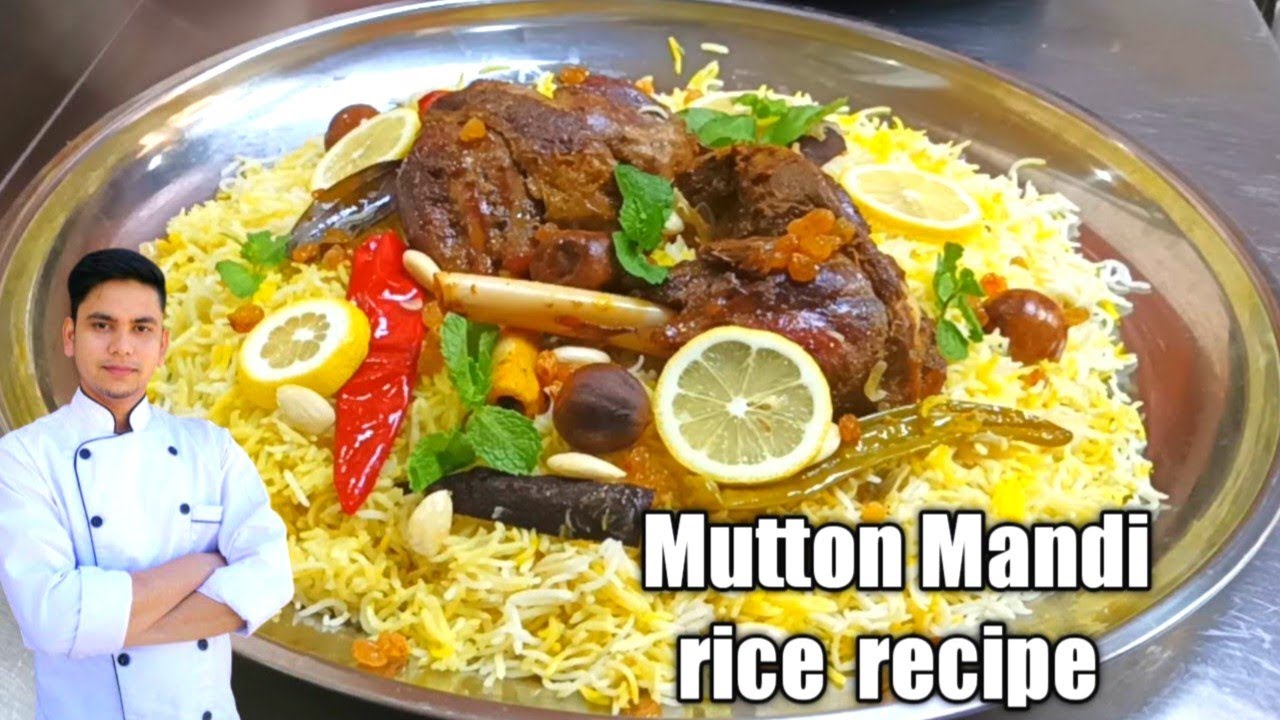 Mandi Rice Mutton Mandi Mutton Mandi Recipearabic Mutton Mandi