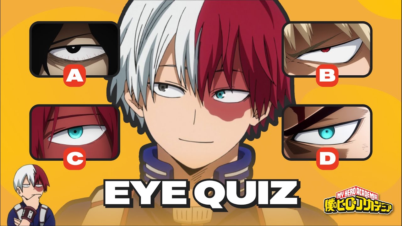 CAN YOU GUESS THE BOKU NO HERO ACADEMIA CHARACTER'S EYES? 👀 BOKU NO HERO/MY  HERO ACADEMIA QUIZ🤔 