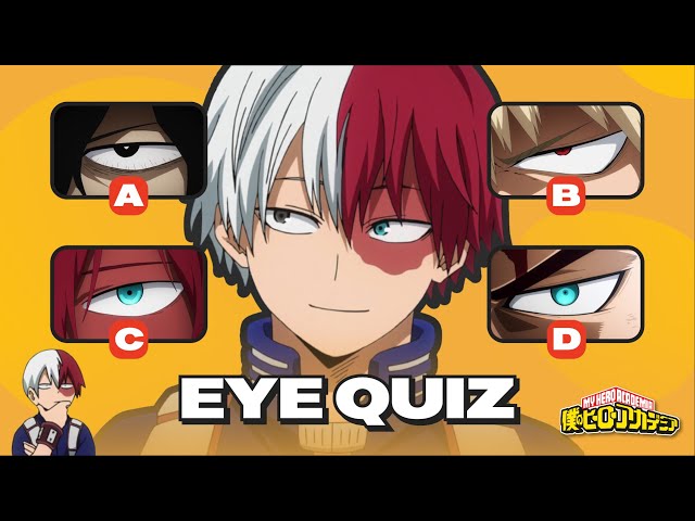 MY HERO ACADEMIA VOICE QUIZ 🥦💥❄️ Guess the character